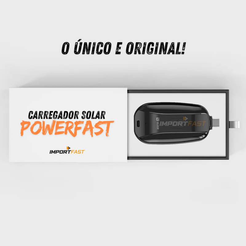 Carregador Solar PowerFast™ Bateria Infinita