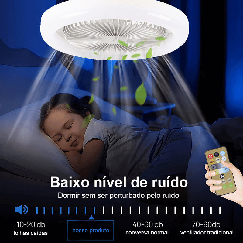 (COMPRE 1 LEVE 2) Luminária LED com Ventilador | FanMaster