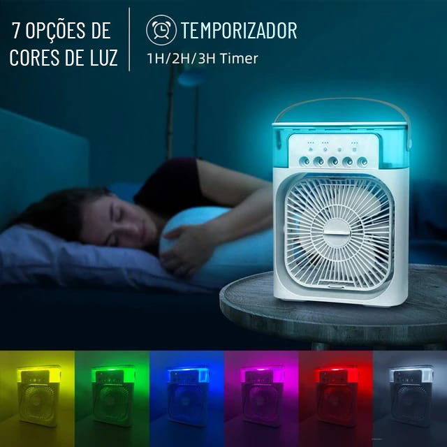 Mini Ventilador Refresh Portátil 3 em 1! Black Friday: Oferta válida somente HOJE, até as 23:59h