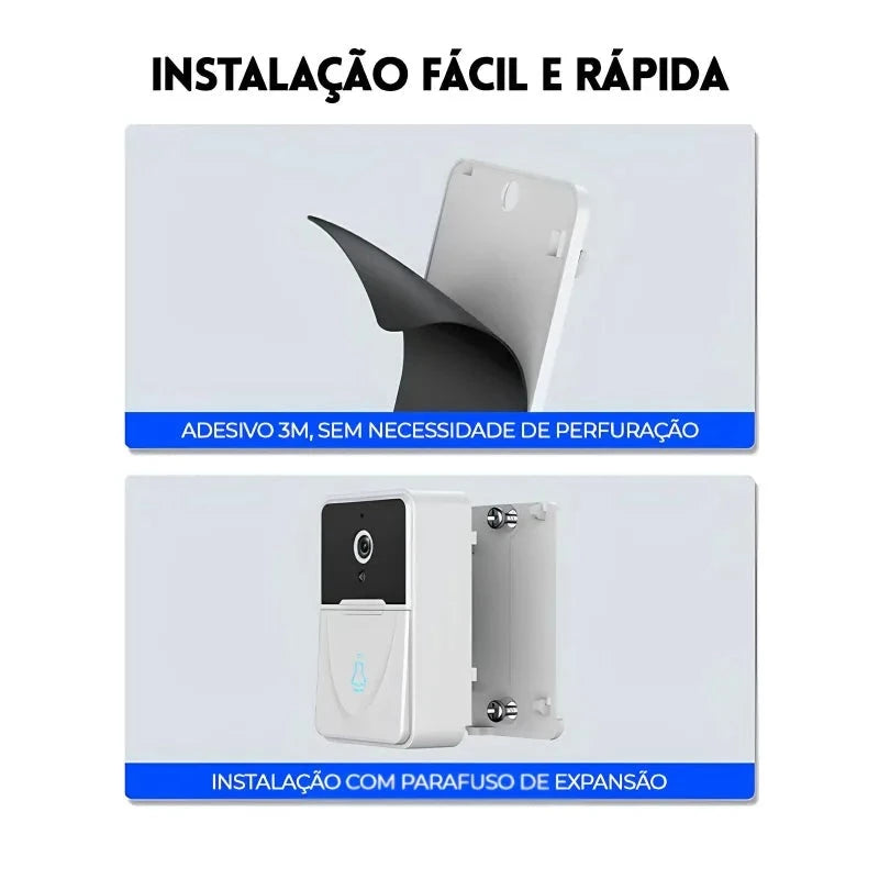 Campainha Inteligente - Full HD® | Monitore sua casa de qualquer lugar do mundo!